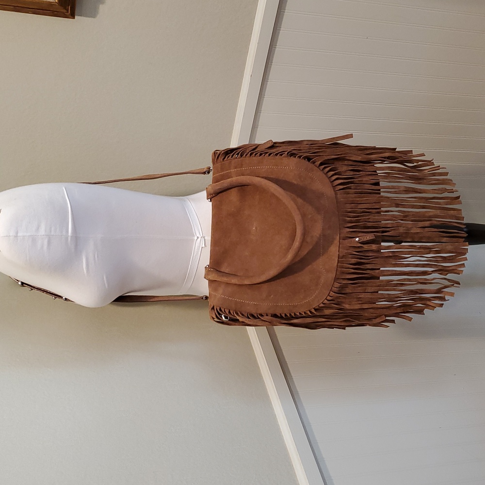 Barbara Bui Suede Fringe Bag - Picture 2 of 16